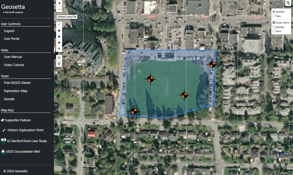 Importing Locations for Display Description of image